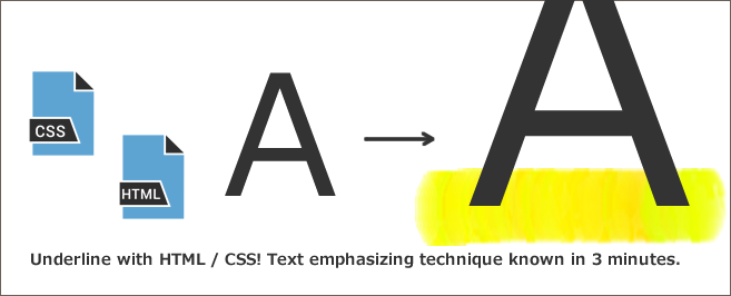 HTML/CSSで下線(アンダーライン)を引くには？1分でわかるテキスト際立たせテクニック！